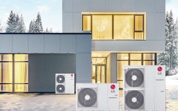 Rewolucyjny model pompy ciepła LG Therma V zapewnia energooszczędną i cichą pracę