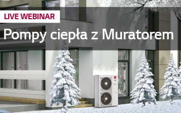 LIVE WEBINAR – pompy ciepła z Muratorem