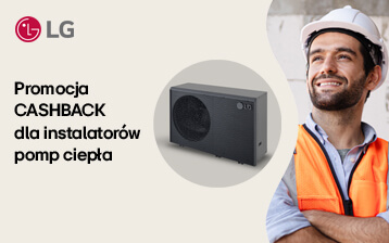 Promocja CASHBACK dla instalatorów pomp ciepła LG przedłużona!