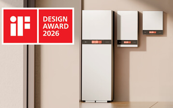 Nowe jednostki wewnętrzne pomp ciepła do podgrzewania wody LG  nagrodzone iF Design Award